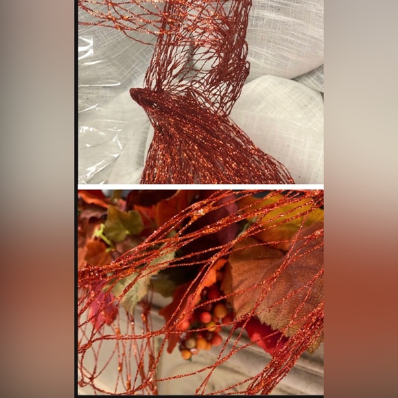 NETTING ORANGE SPARKLE  - 15’ SPARKLING BRONZE MESH - Picture 1 of 7